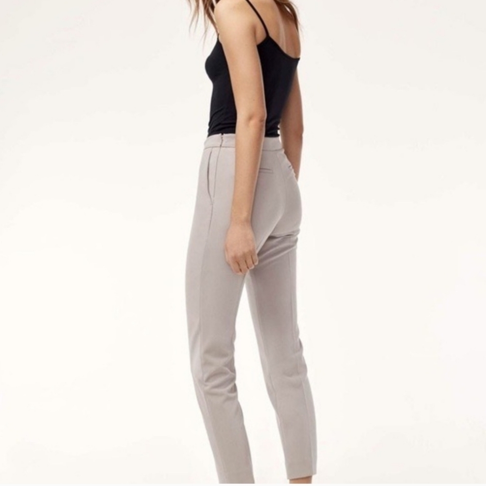 Aritzia Babaton Bradford Trousers Pant Gray Size 8. - Picture 4 of 13